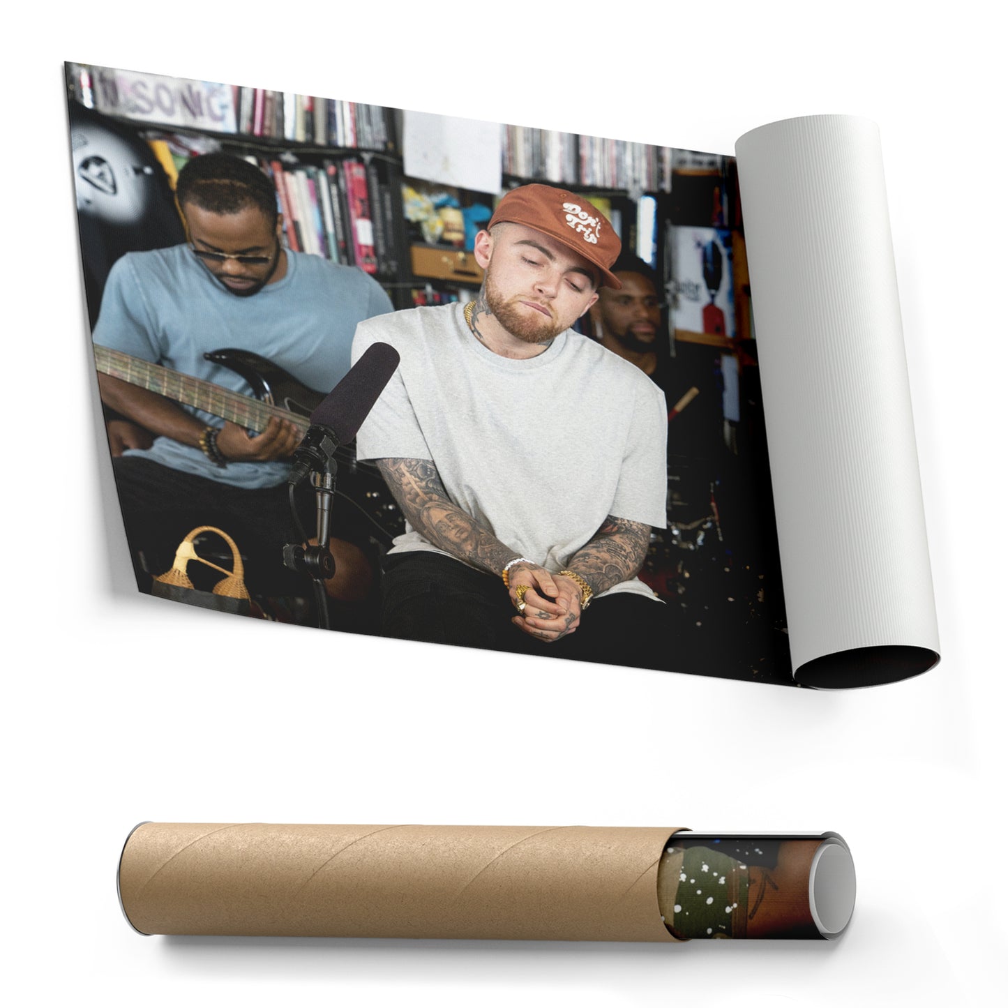 Mac Miller Poster Rapper Canvas Art – A Musical Masterpiece