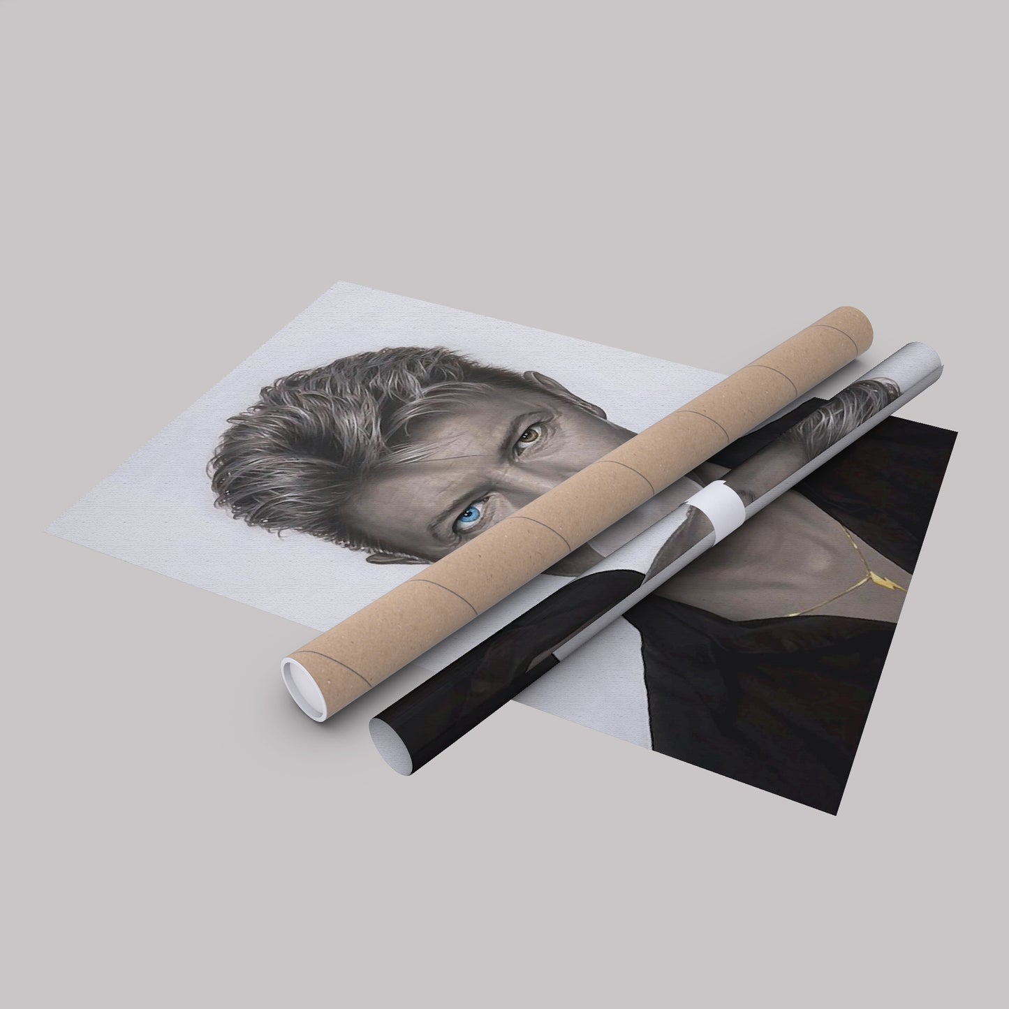 David Bowie Poster Chewing Gum Canvas Wall Art Home Decor Framed Art