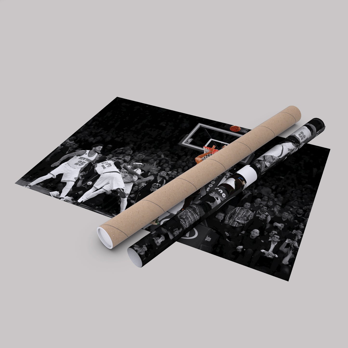 Giannis Antetokounmpo Buzzer Beater vs Knicks Canvas Wall Art Decor - NBA Superstar Art