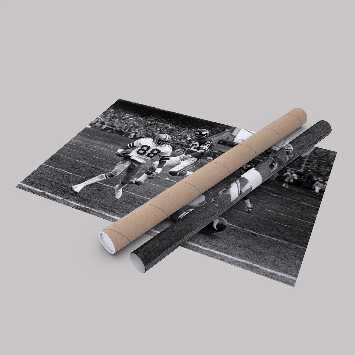 Staubach's 'Hail Mary' Canvas Wall Art - Cowboys vs. Vikings NFL Poster