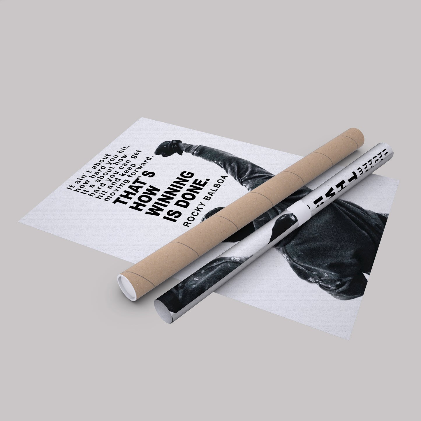 Rocky Balboa Motivational Quote Canvas Art - Inspirational Wall Decor