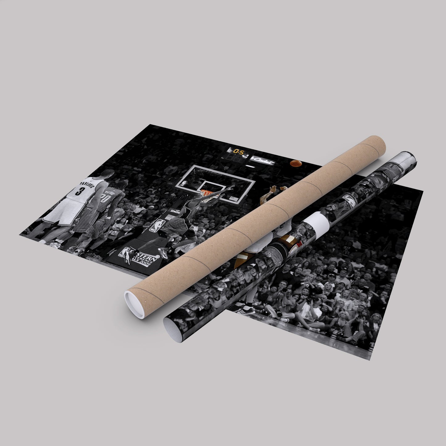 LeBron James Hits Game-Winning Buzzer vs Magic Canvas Wall Art Decor - NBA Playoff Art