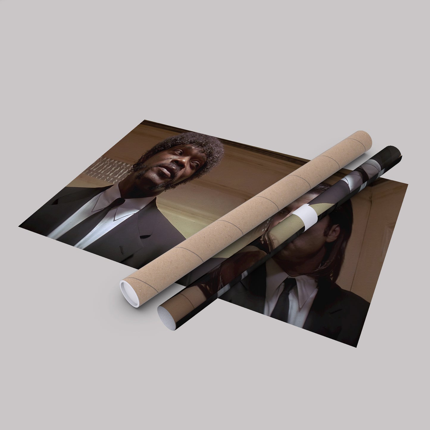 Pulp Fiction Vincent & Jules Canvas Wall Art – Movie Duo Icon Decor