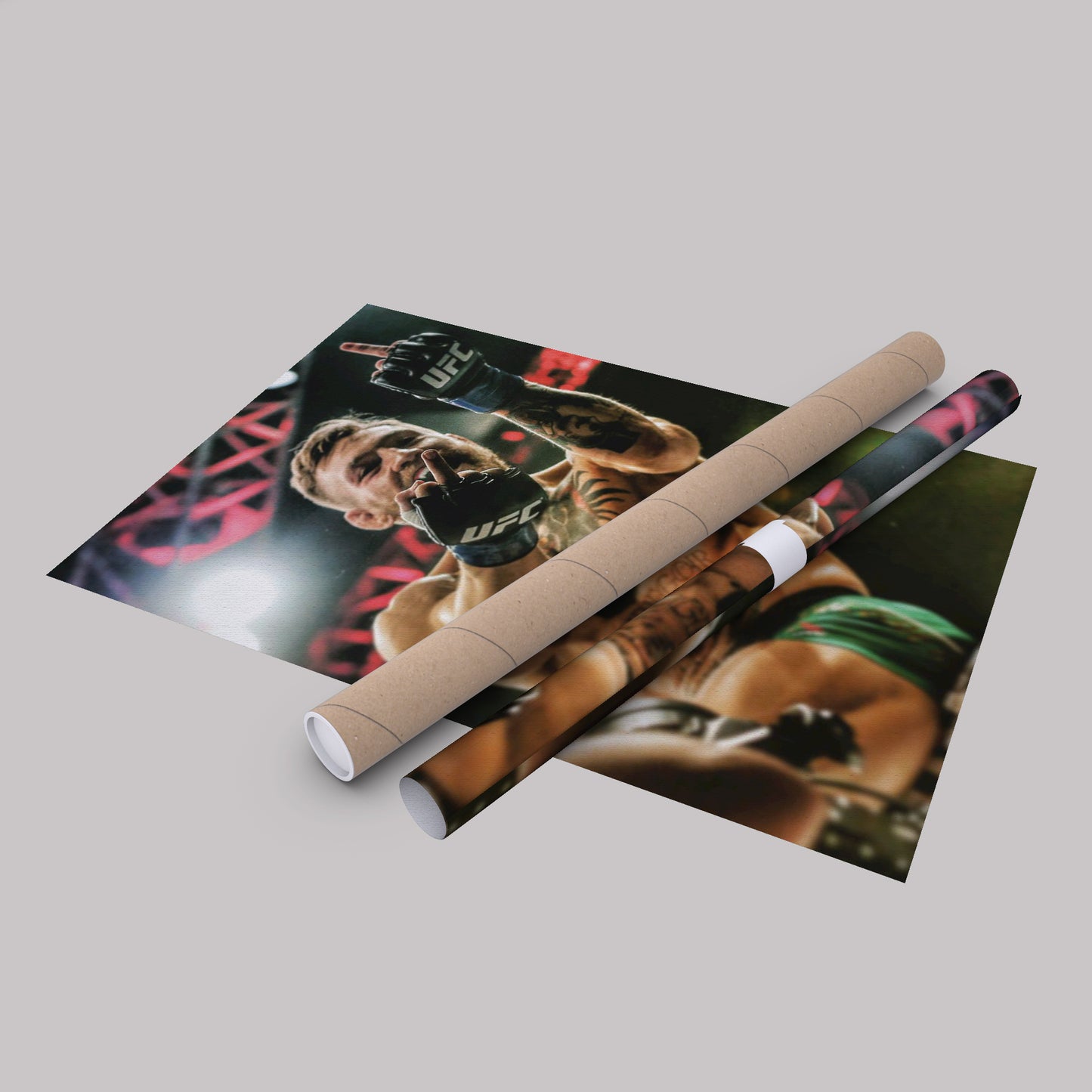 Conor McGregor Middle Finger Canvas Wall Art Decor - Bold UFC Art