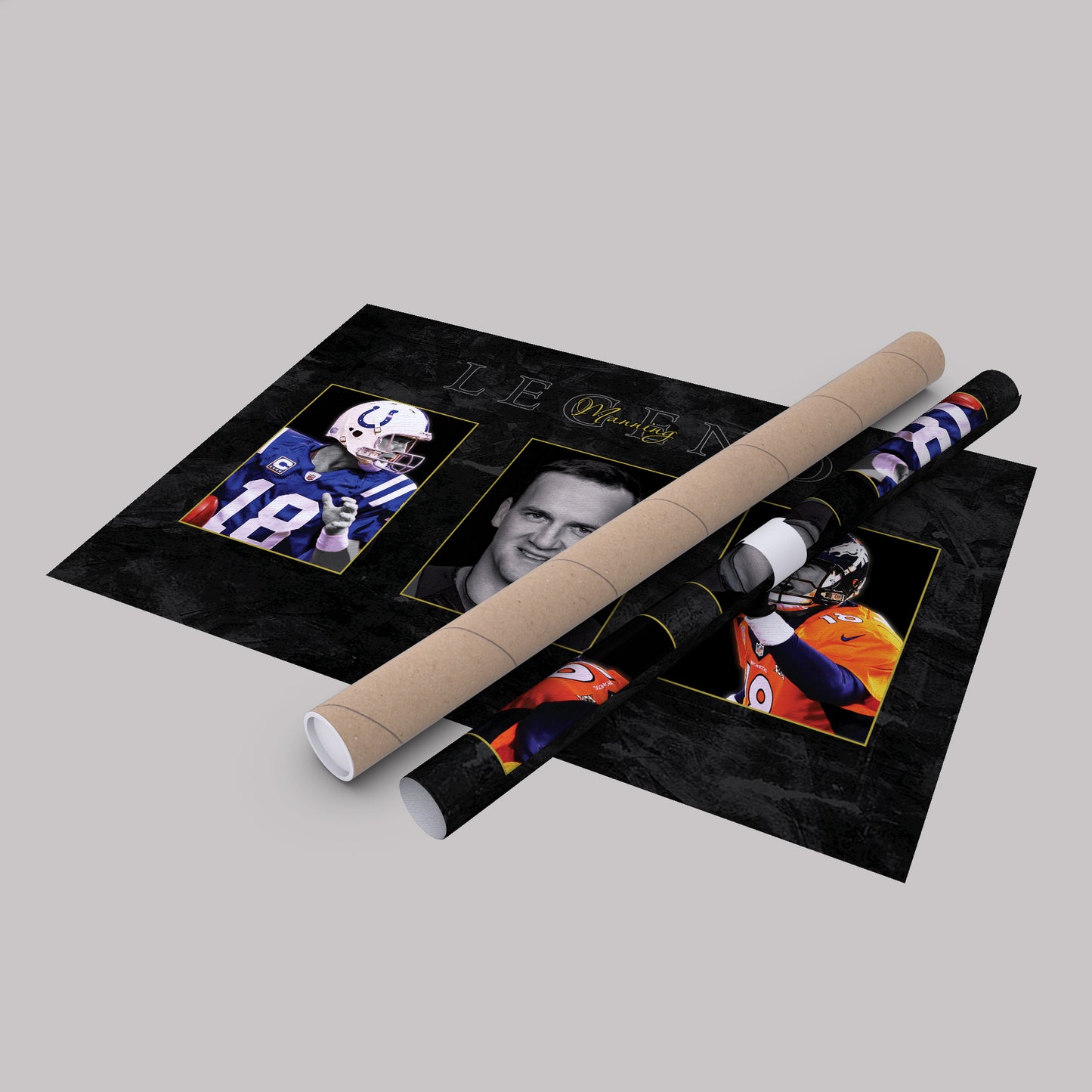 Peyton Manning NFL Canvas Wall Art – Football Legend Decor