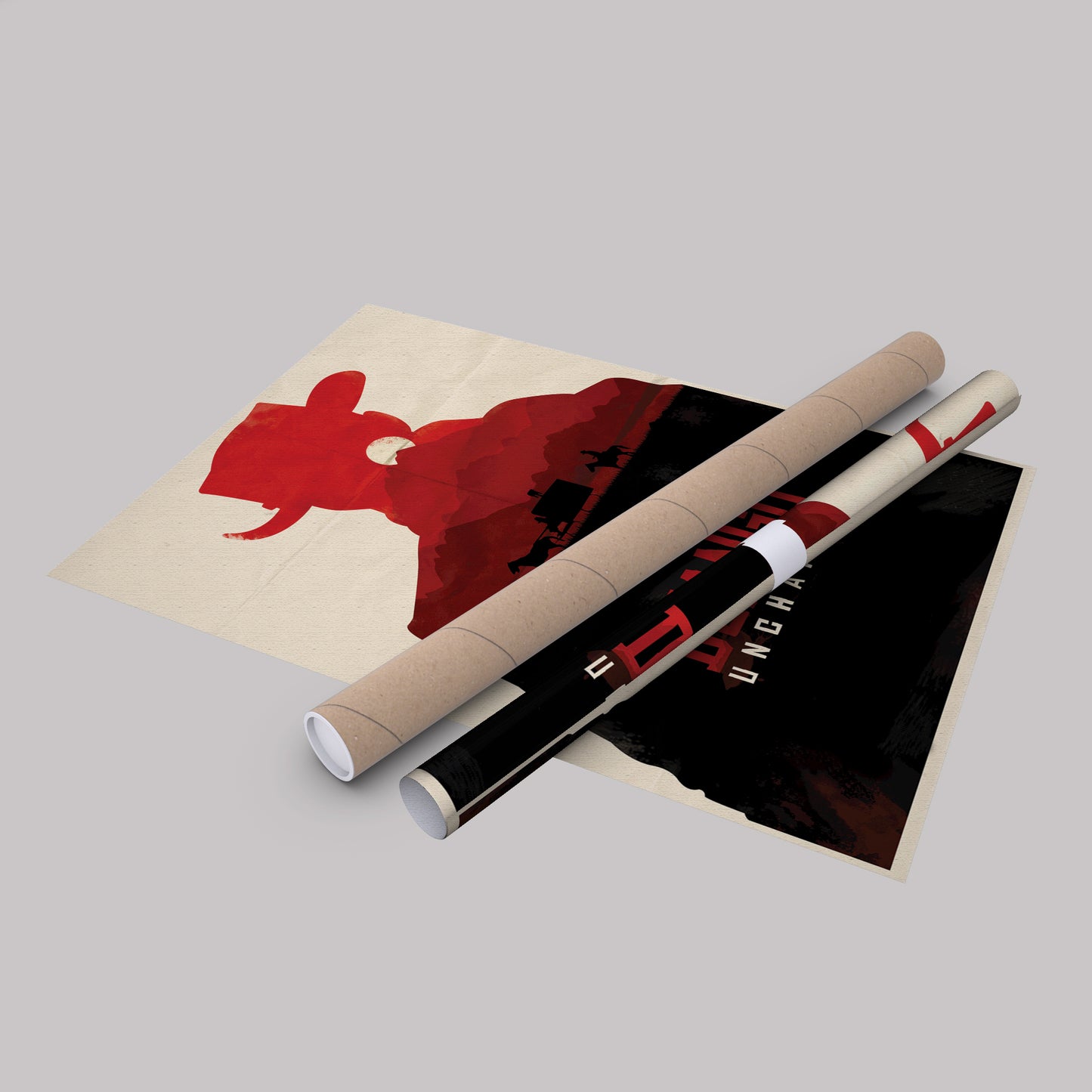 Django Unchained Movie Poster Canvas Wall Art Decor - Framed Western Film Art