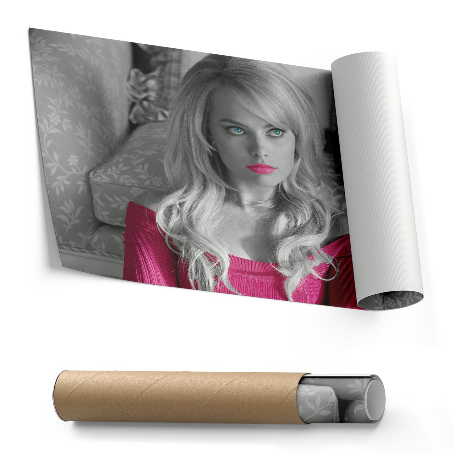Margot Robbie Poster Wolf of Wall Street Canvas Art – A Cinematic Icon