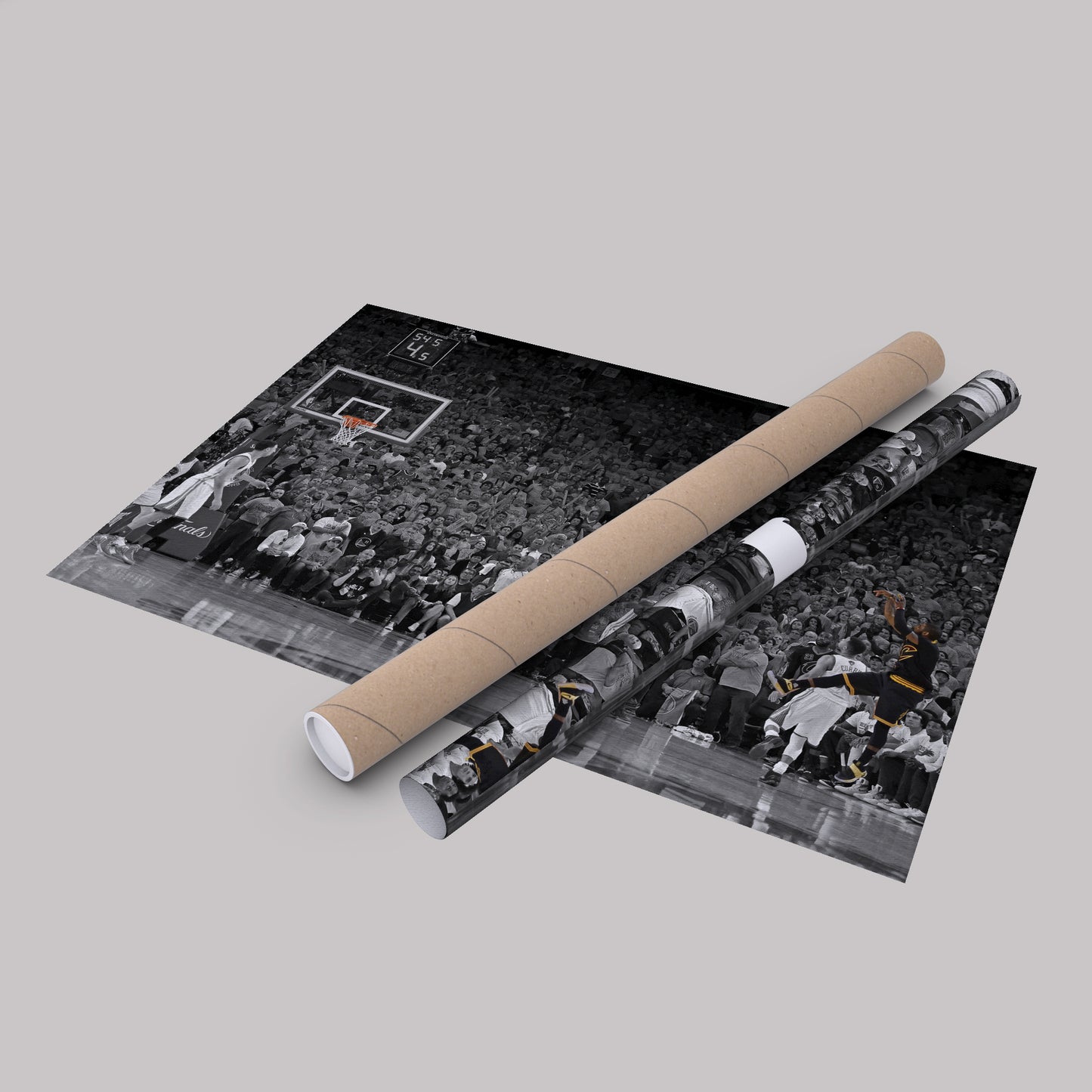 Kyrie Irving Game Winner vs Warriors Canvas Wall Art Decor - NBA Playoff Moment Art