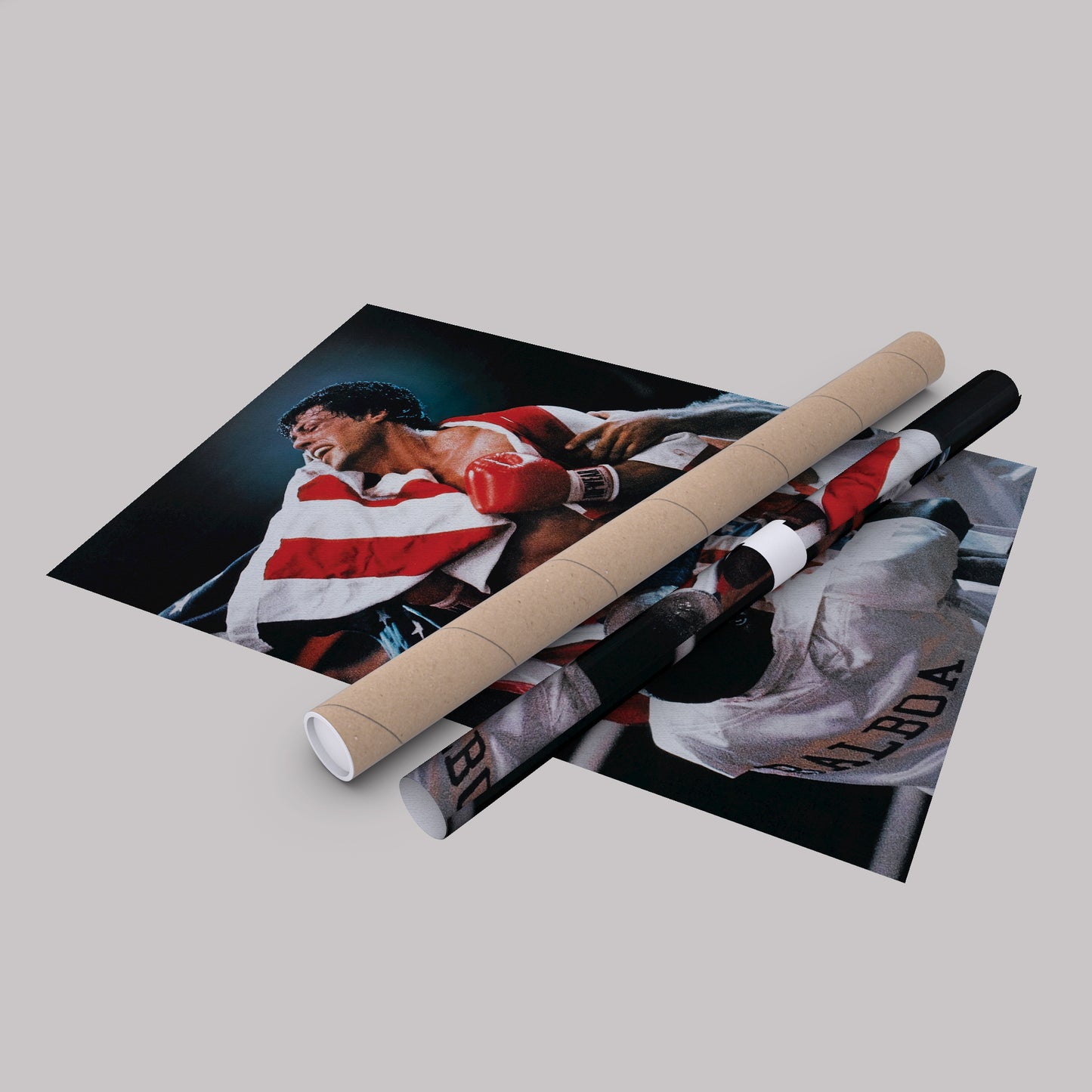 Rocky Balboa Celebrating Poster – Boxing Canvas Wall Art Decor