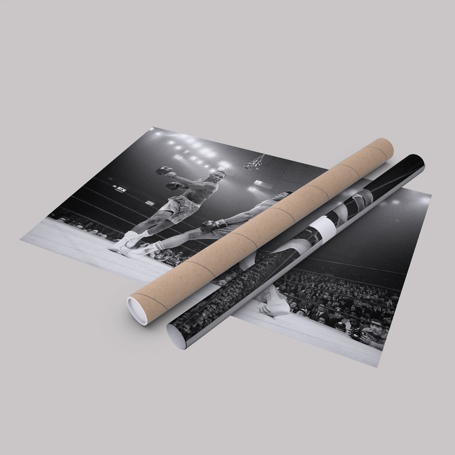 Muhammad Ali Boxing Knockout Canvas Art – Legendary Sports Fans Decor