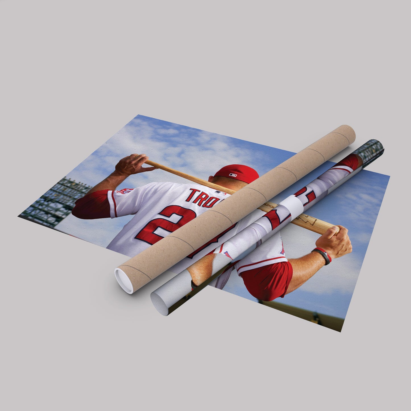 Mike Trout - Los Angeles Angels Canvas Wall Art Decor