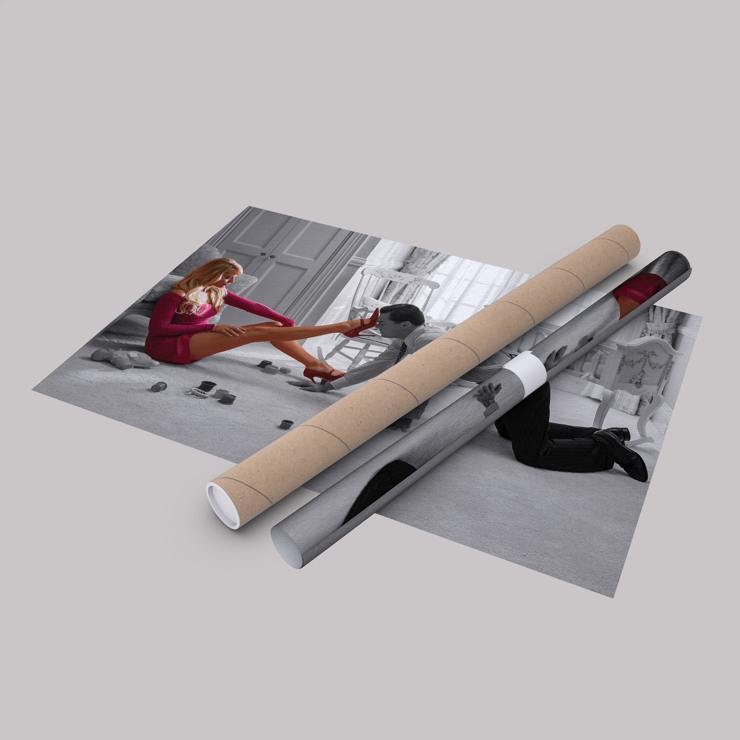 The Wolf of Wall Street Jordan Belfort & DiCaprio – Canvas Wall Art Decor