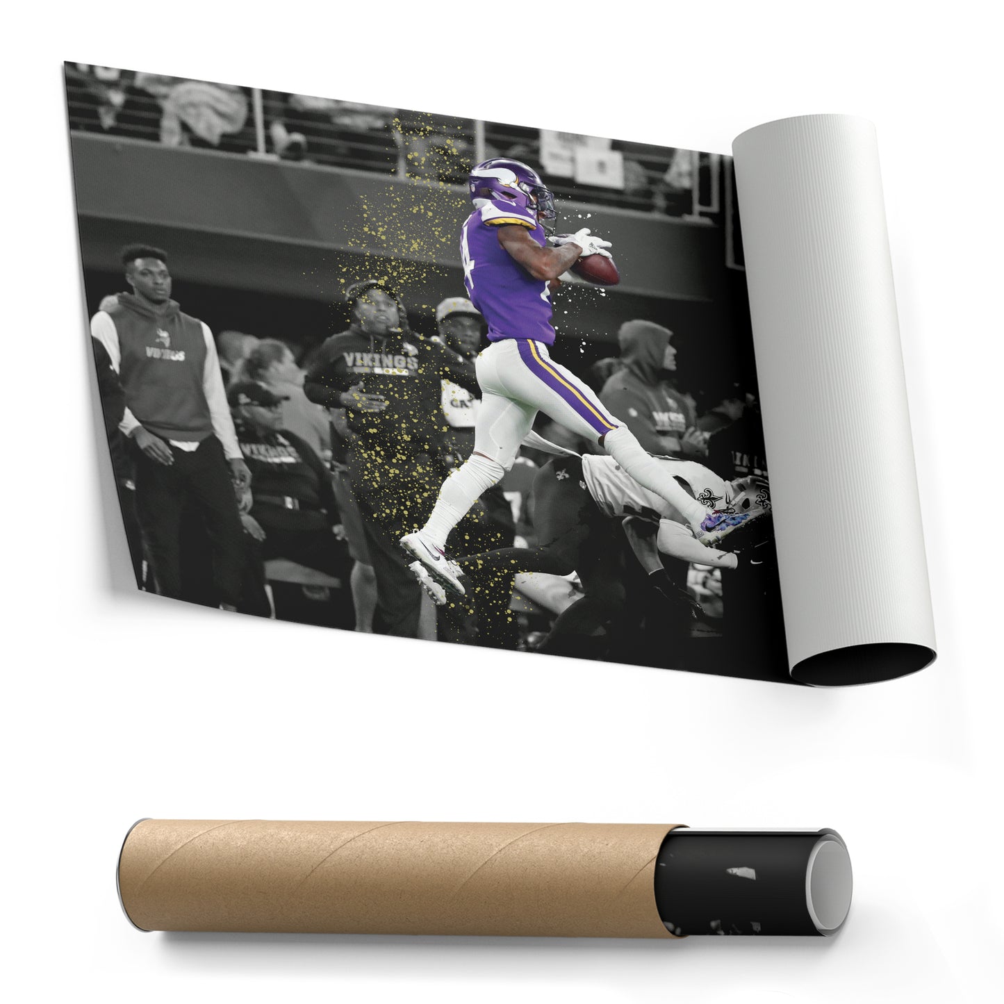 The Minneapolis Miracle Canvas Art - NFL Vikings vs. Saints Poster