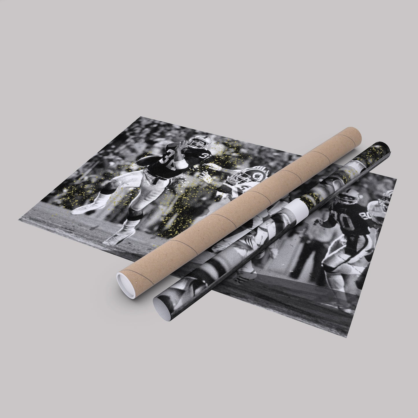 Marcus Allen Reverse Run Canvas Art - Raiders vs. Washington NFL Decor