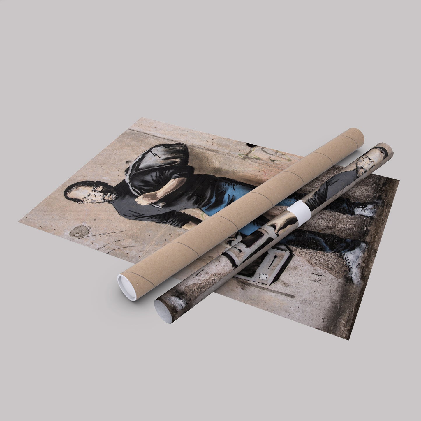 Banksy 'Steve Jobs' Canvas Print - Framed Wall Art