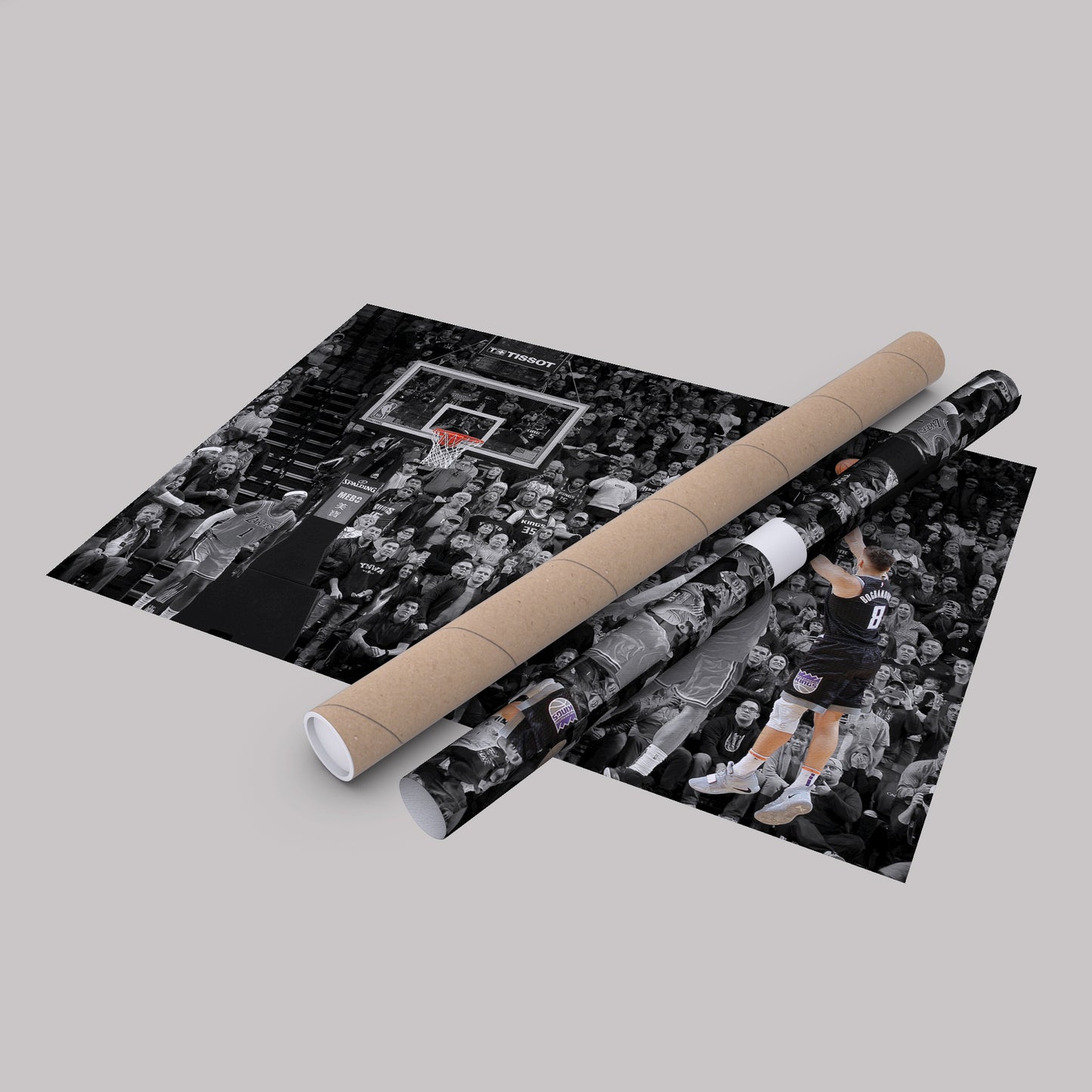 Bogdan Bogdanovic Buzzer Beater vs Lakers Canvas Wall Art Decor - NBA Highlight Art