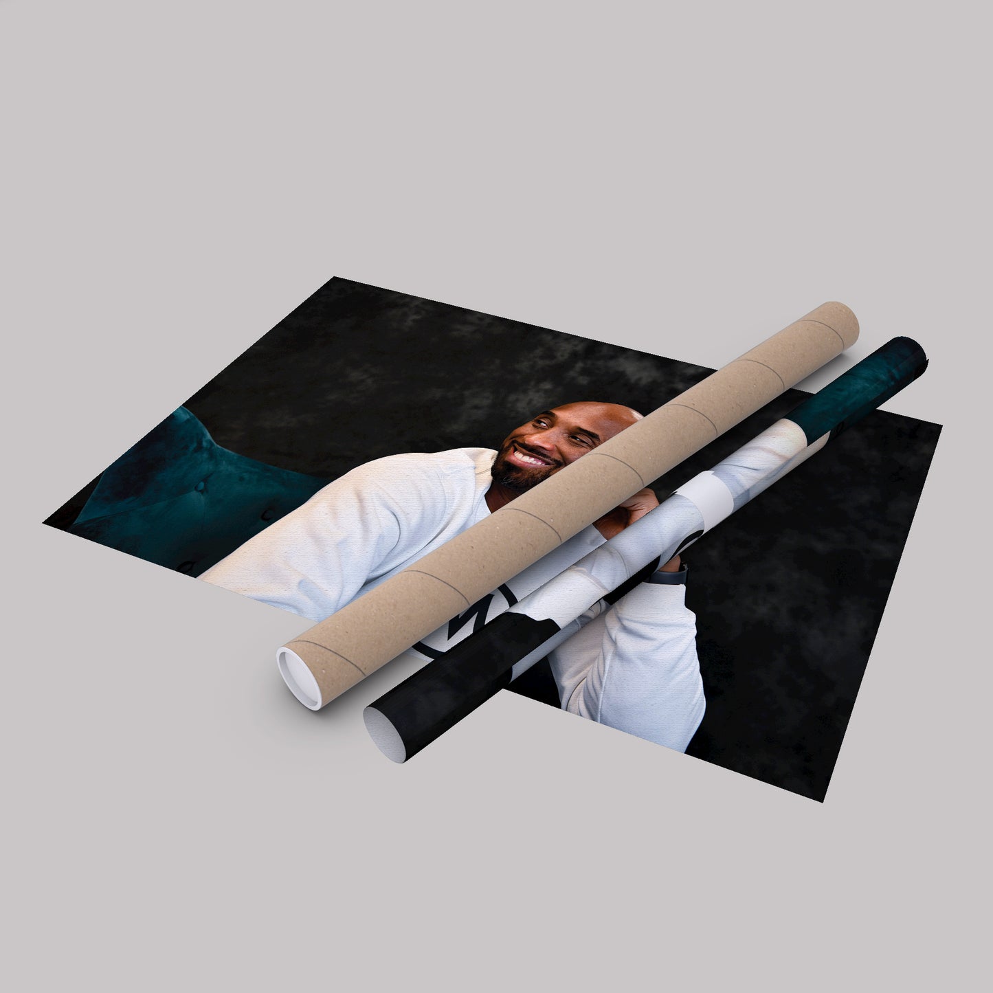 Black Mamba Kobe Bryant Basketball Canvas Wall Art – NBA Decor