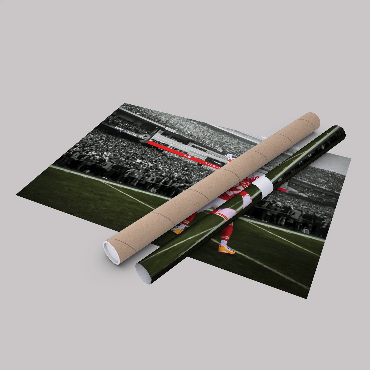 Travis Kelce Kansas City Chiefs Canvas Wall Art – NFL Superstar Decor