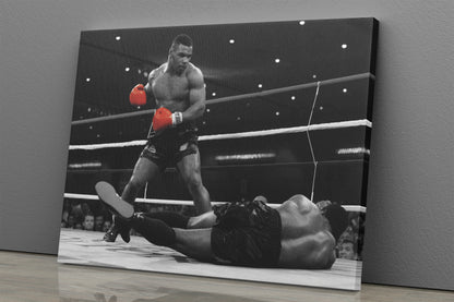 Mike Tyson Poster Boxing Canvas Wall Art Home Decor Framed Art