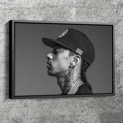 Nipsey Hussle Poster American Rapper Black and White Wall Art Home Decor Hand Made Canvas Print