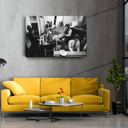 The Beatles Recording Studio Canvas Wall Art – Legendary Music Decor