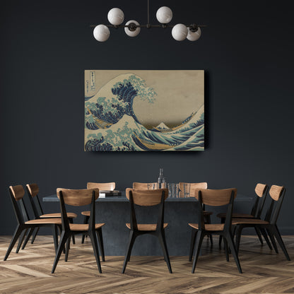 The Great Wave off Kanagawa - Hokusai Canvas Wall Art Decor