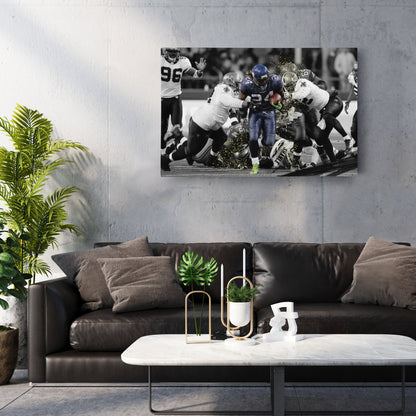 The Beast Quake Seattle Seahawks Canvas Art - NFL Sports Decor Poster