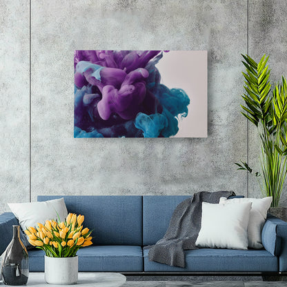 Cloud Poster Abstract Colorful - Canvas Wall Art Decor