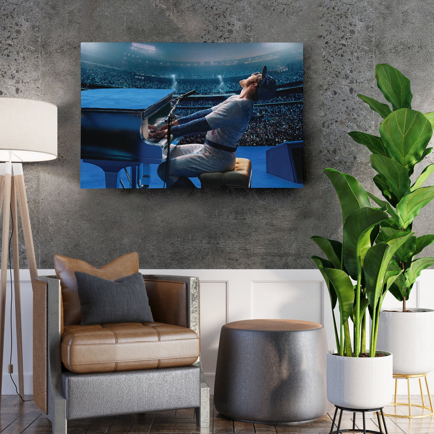 Elton John Concert Poster – Iconic Singer Canvas Wall Art