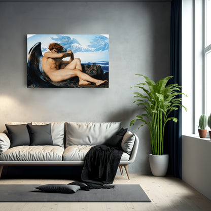 The Fallen Angel by Alexandre Cabanel Canvas Art - Vintage Art Decor