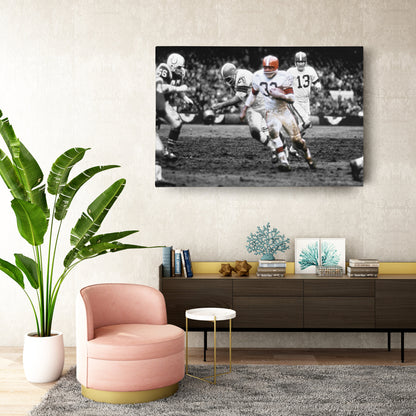 1964 NFL Championship Cleveland Browns Canvas Wall Art Decor - Legendary Sports Poster