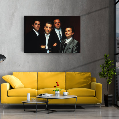 Goodfellas Movie Poster Canvas Wall Art Decor - Mafia Film Art for Your Wall