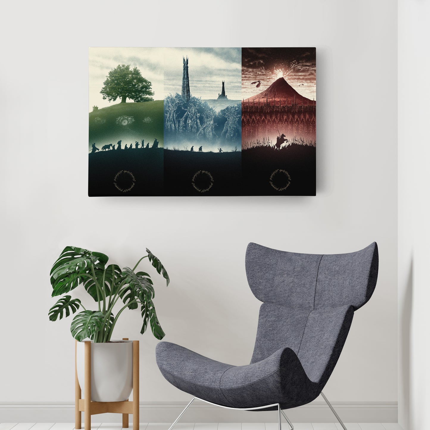 Lord of The Rings Trilogy Canvas Wall Art – Epic Movie Decor
