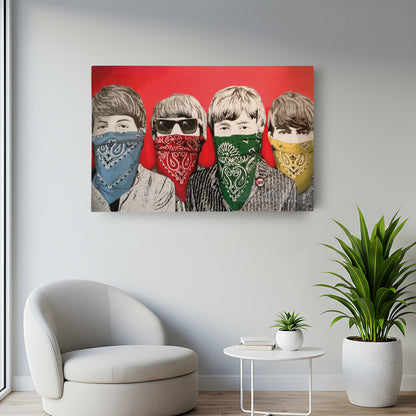 The Beatles - Legendary Music Group Canvas Wall Art Decor