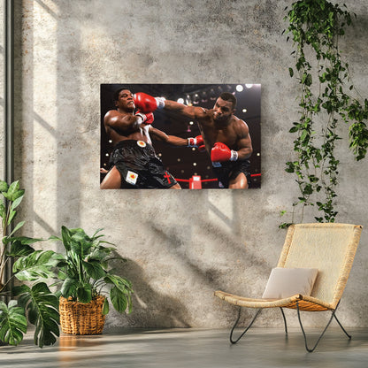 Mike Tyson Boxing Canvas Wall Art – Legendary Fighter Decor
