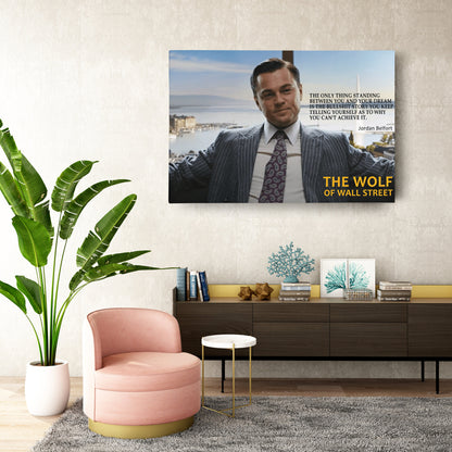 The Wolf of Wall Street Motivational Quote Canvas Art - Movie Wall Decor