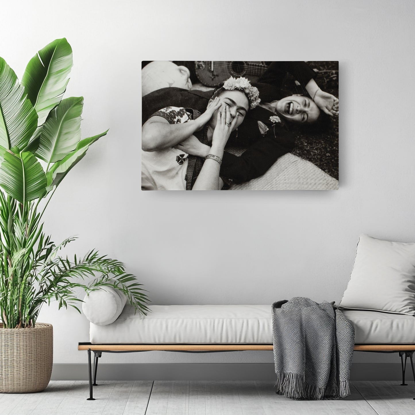 Frida Kahlo and Friend Canvas Wall Art – Painter's Legacy Home Decor
