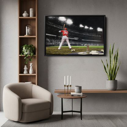 Bryce Harper Philadelphia Phillies Canvas Wall Art – Baseball Player Poster