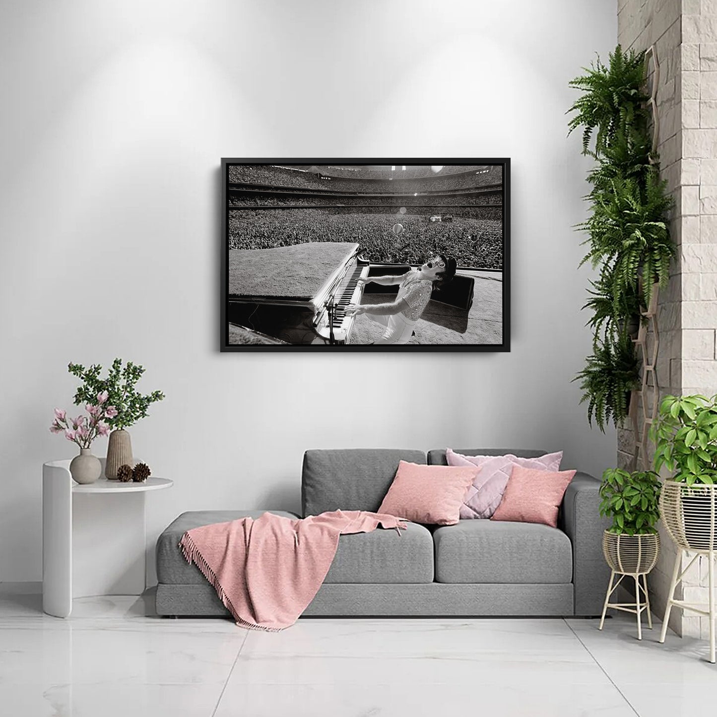 Elton John Dodger Stadium Poster – Canvas Wall Art Home Decor