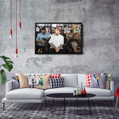 Mac Miller Poster Rapper Canvas Art – A Musical Masterpiece