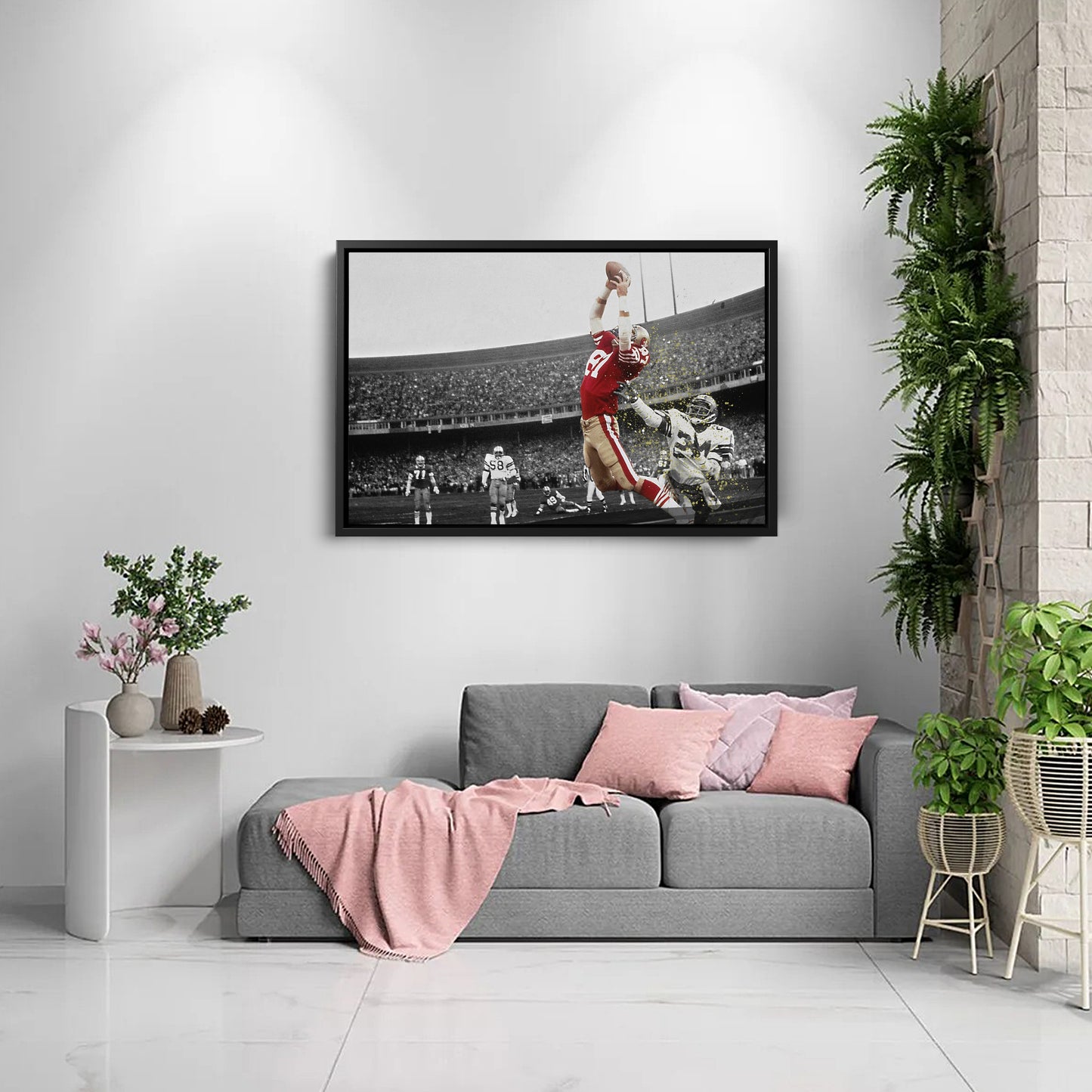 The Catch 49ers vs. Cowboys Canvas Art - NFL Football Wall Decor