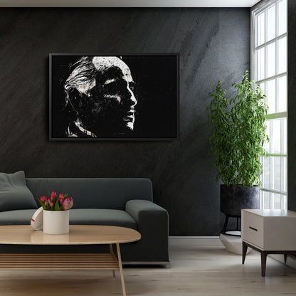 The Godfather - Vito Corleone Marlon Brando Canvas Wall Art Decor