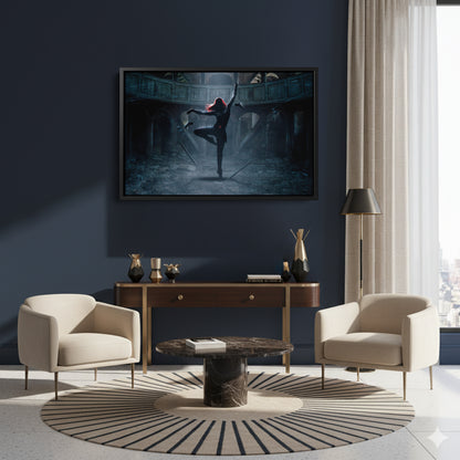 Black Widow Poster Marvel - Canvas Wall Art Decor