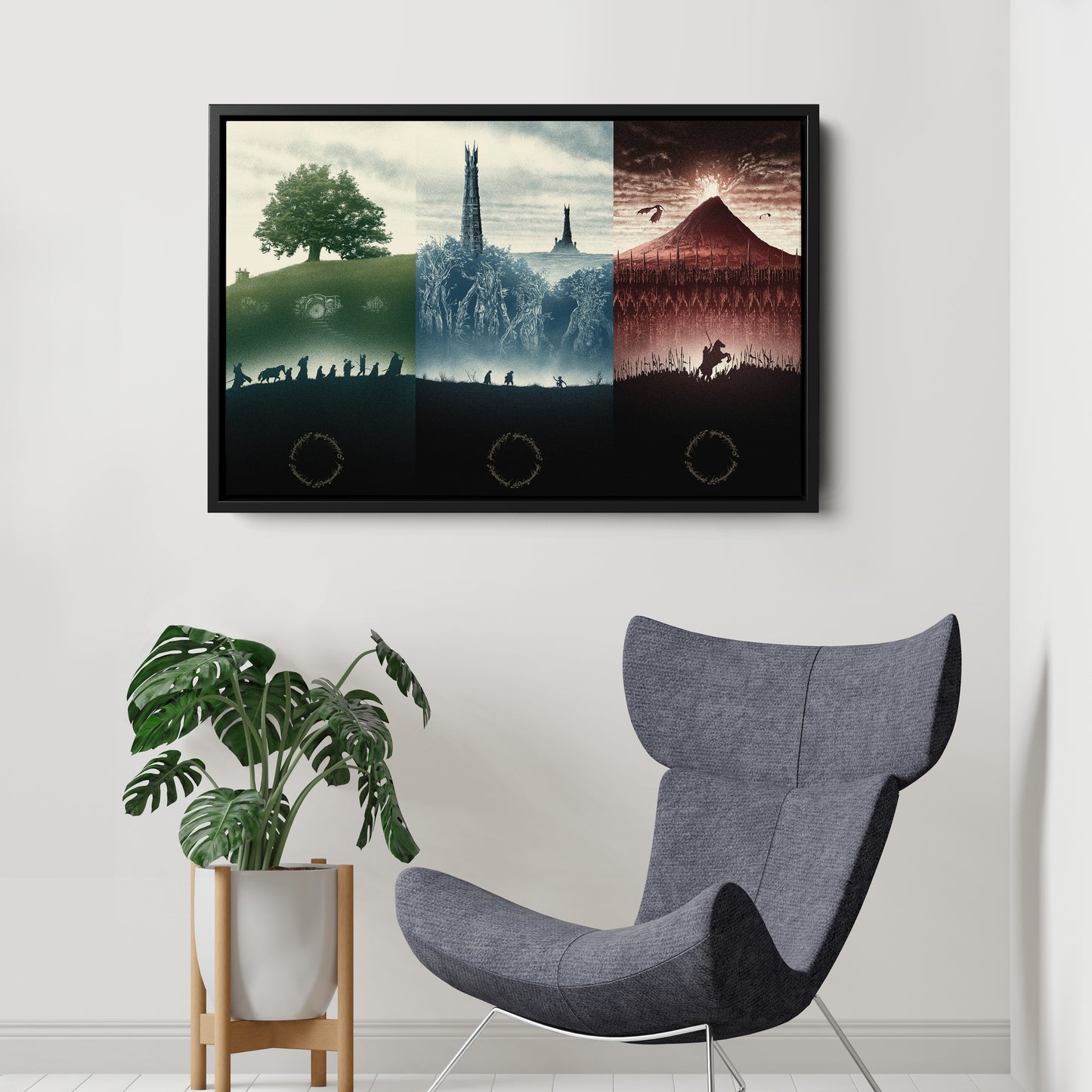 Lord of The Rings Trilogy Canvas Wall Art – Epic Movie Decor