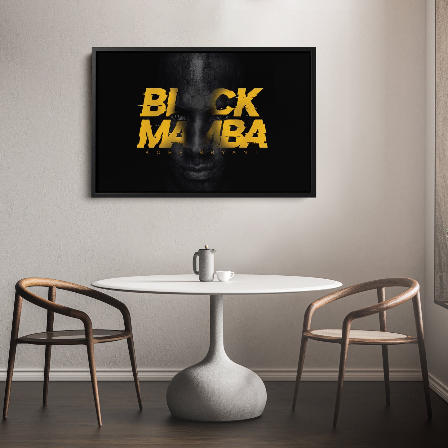Kobe Bryant Black Mamba Forever Canvas Wall Art – Timeless Basketball Icon