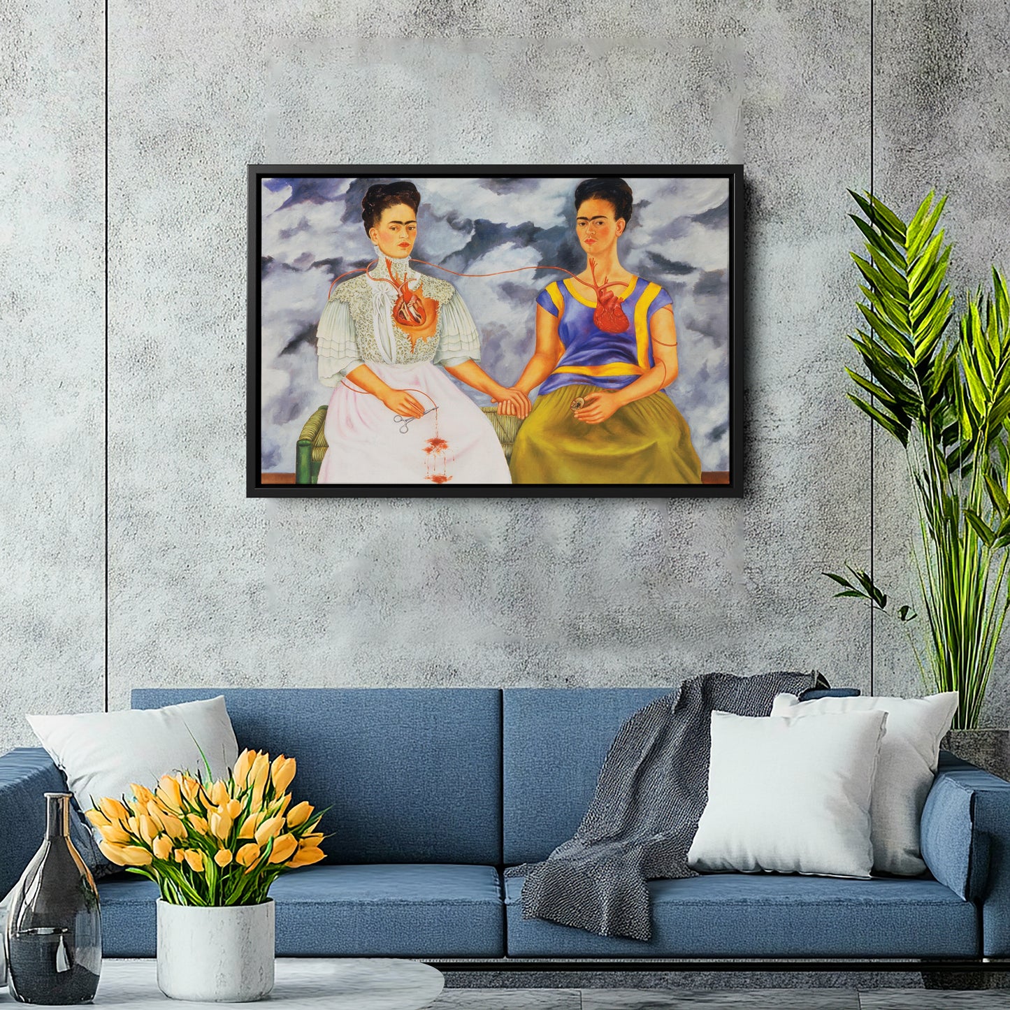 Frida Kahlo Canvas Wall Art – Timeless Painter Portrait Decor