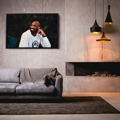 Black Mamba Kobe Bryant Basketball Canvas Wall Art – NBA Decor