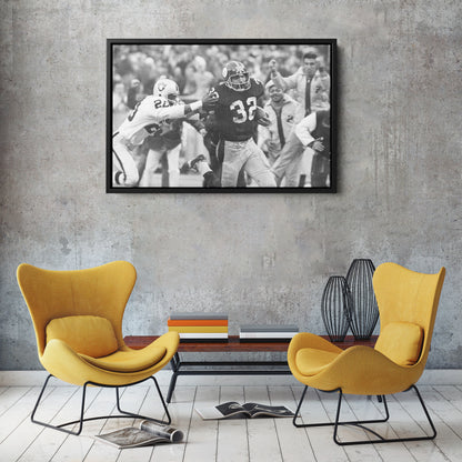 The Immaculate Reception Canvas Art - Steelers vs. Raiders NFL Decor