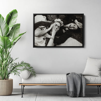 Frida Kahlo and Friend Canvas Wall Art – Painter's Legacy Home Decor