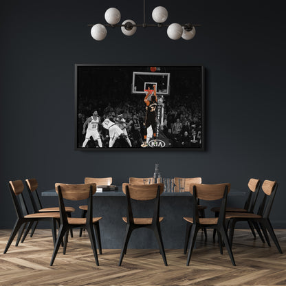 Giannis Antetokounmpo Buzzer Beater vs Knicks Canvas Wall Art Decor - NBA Superstar Art